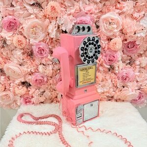 🩷 Crosley Pink Vintage Payphone 🩷
